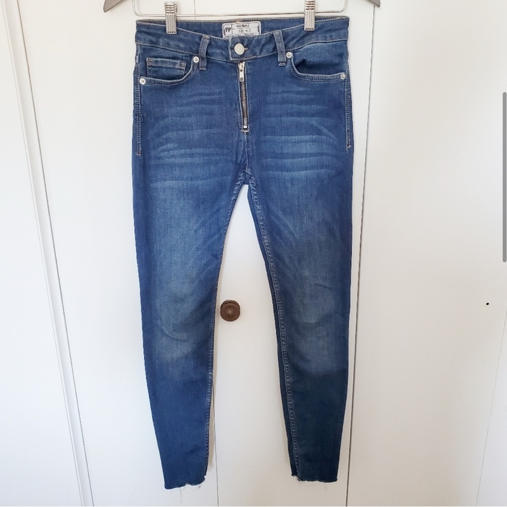Free People Zip Me Up Skinny